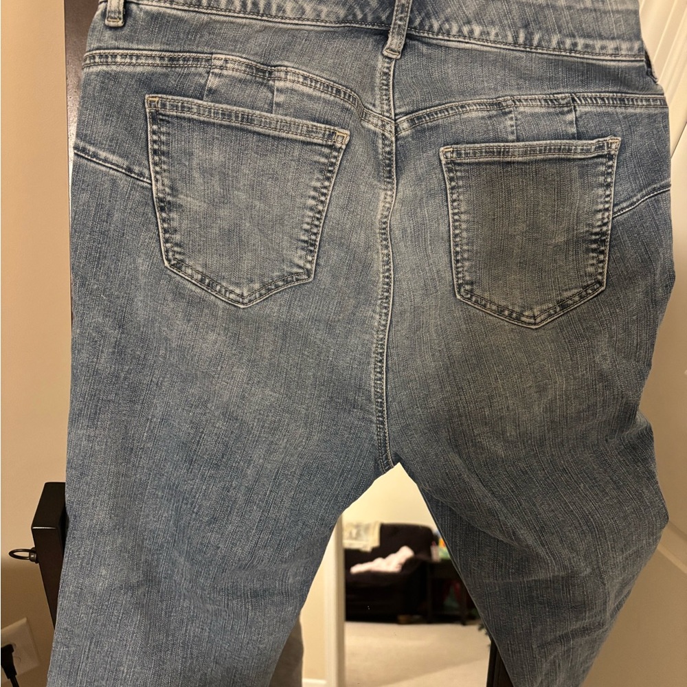 Torrid Bombshell Straight Light Blue Distressed B… - image 3